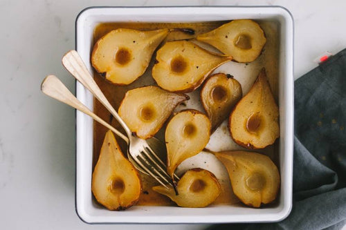Roasted Vanilla and Honey Pears.