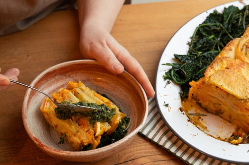 Winter Vegetable Gratin with Gemma Dallyn.