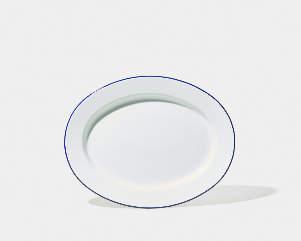 Enamelware Oval Plate